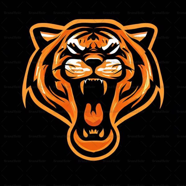 Brüllender Tiger